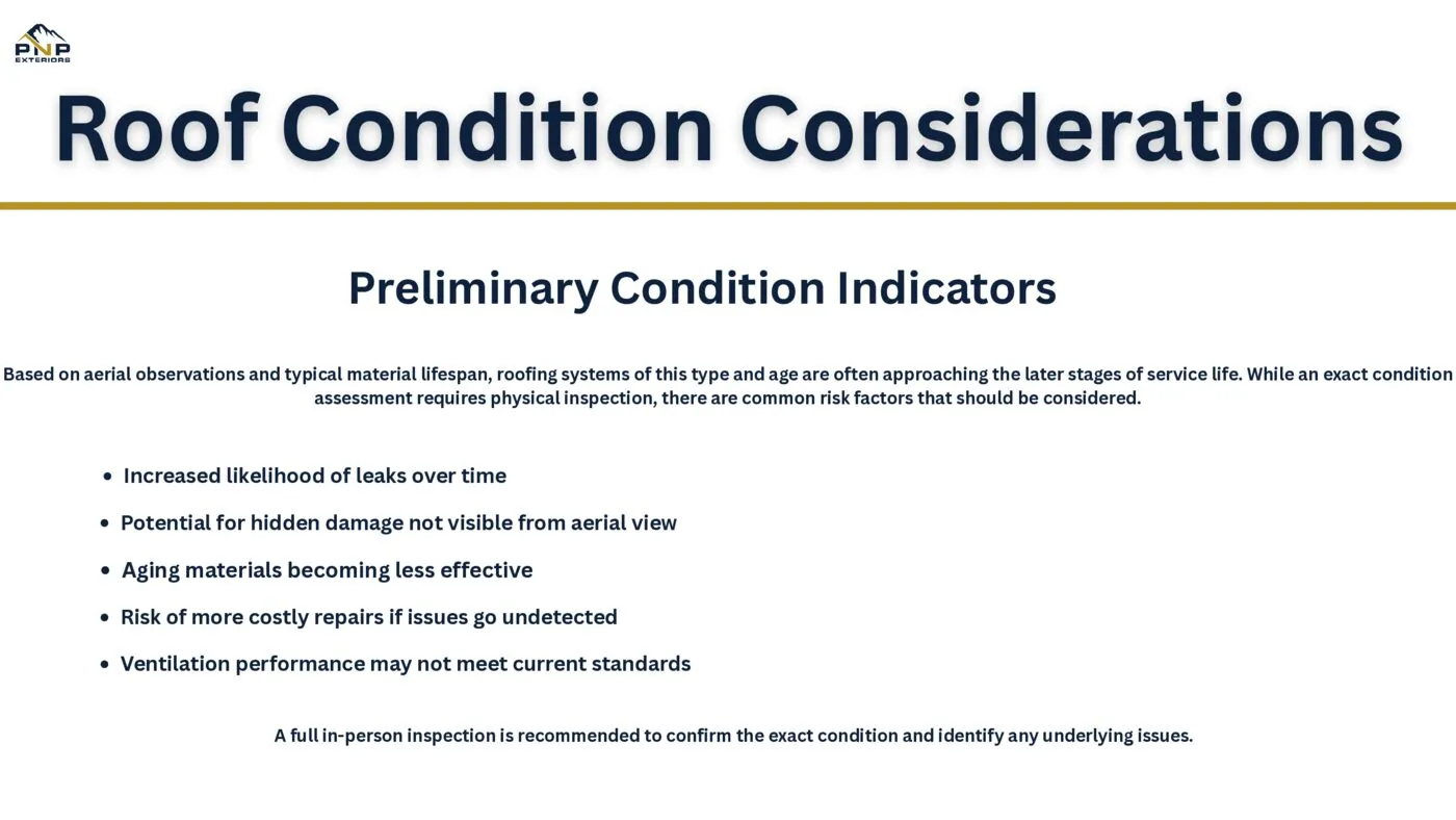 Roof Condition Considerations